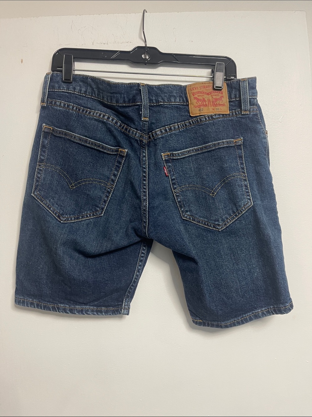 Levi's Men's Indigo Denim Cutoff Shorts